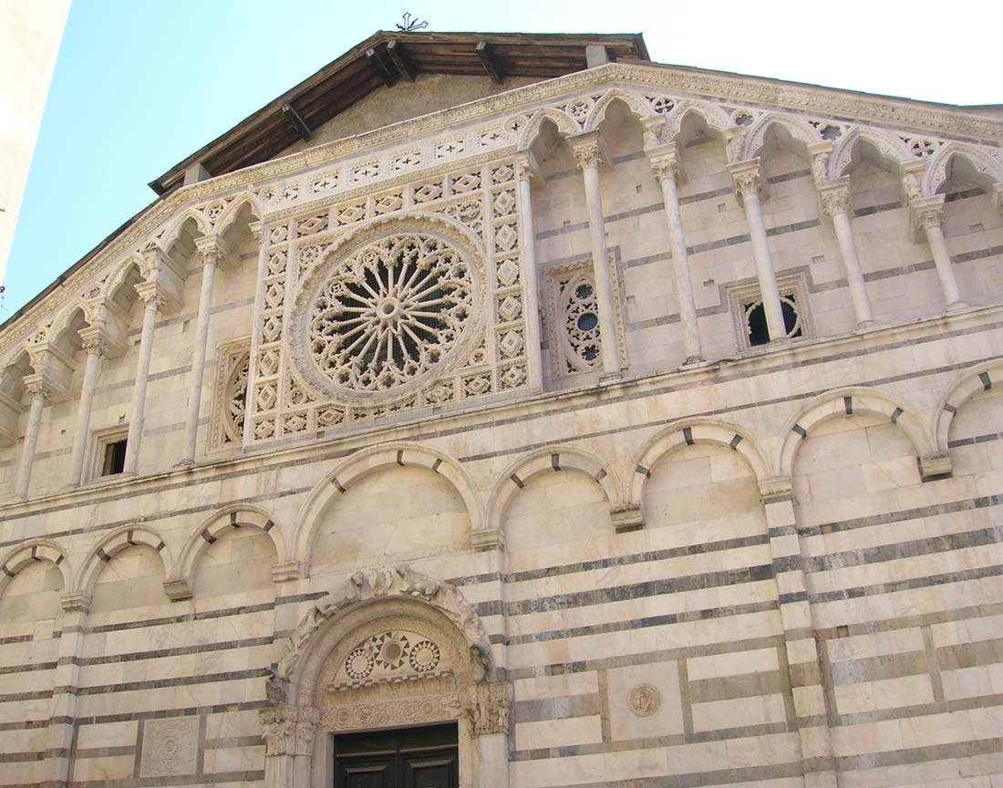Facade of Carrara Cathedral