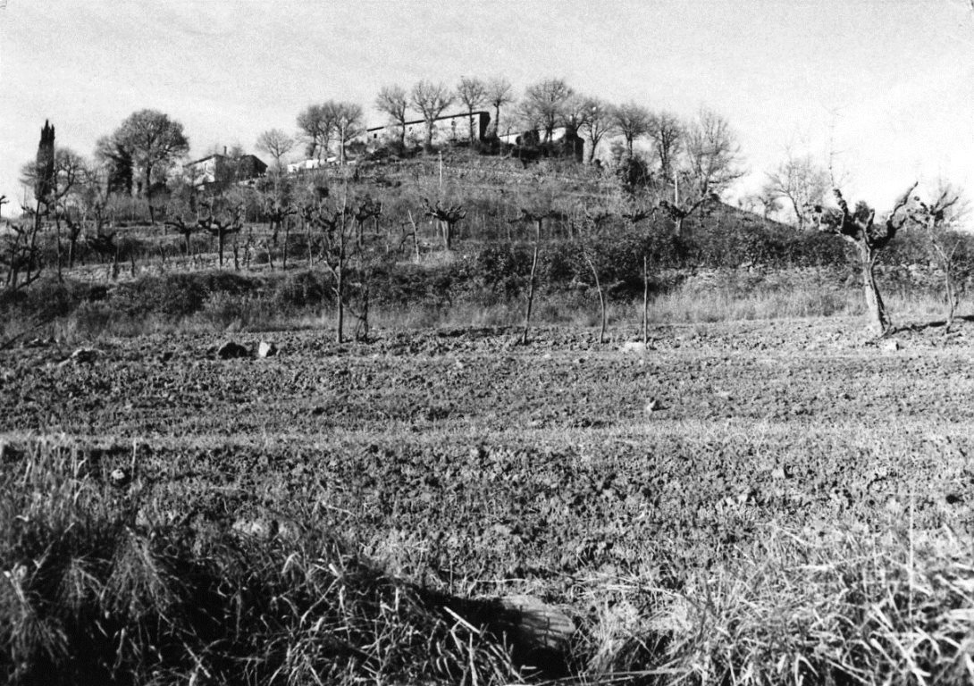Foto storica del castello di Valialle di Anghiari