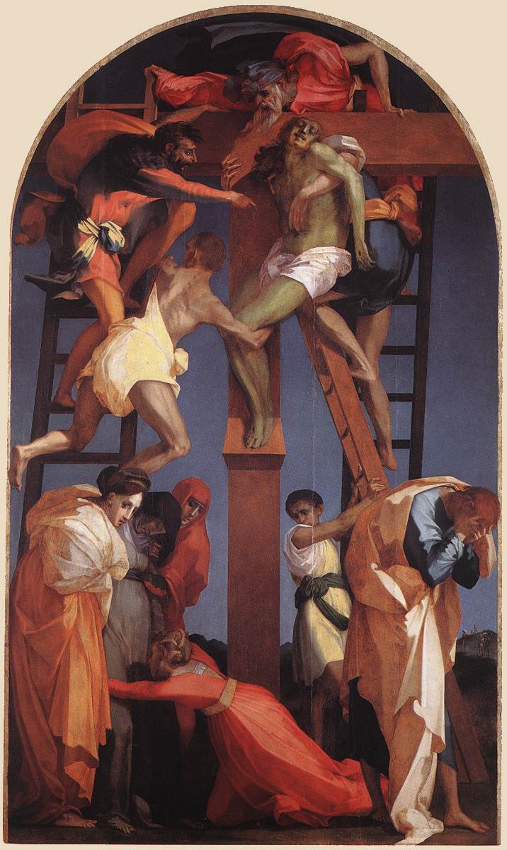 Deposizione dalla croce di Rosso Fiorentino a Volterra