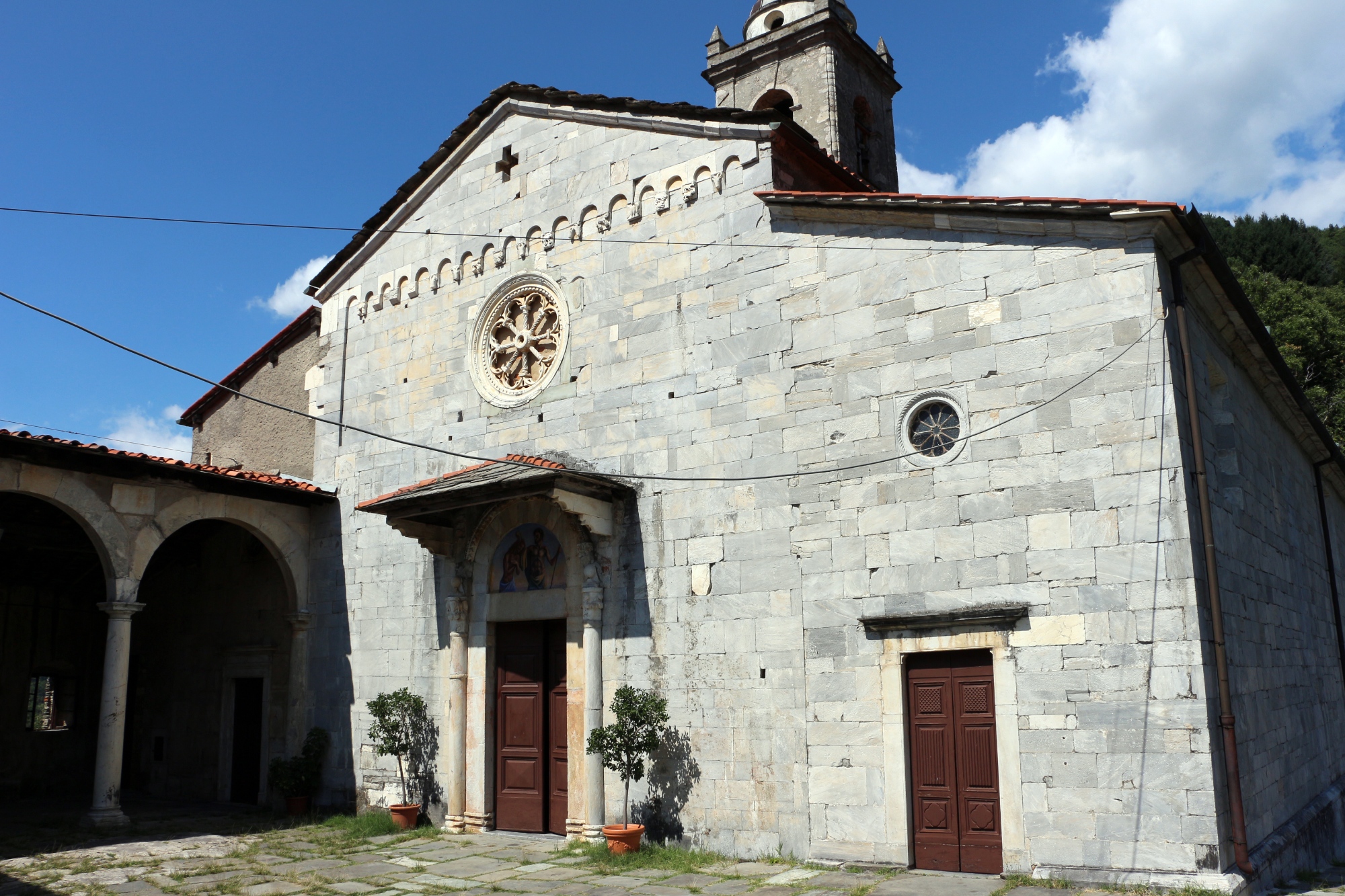 The church of Santa Maria Assunta in Stazzema