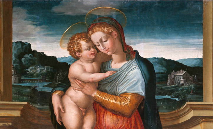 Madonna con il Bambino tra i santi Giovanni Battista e Gerolamo di Giorgio Vasari a Camaldoli
