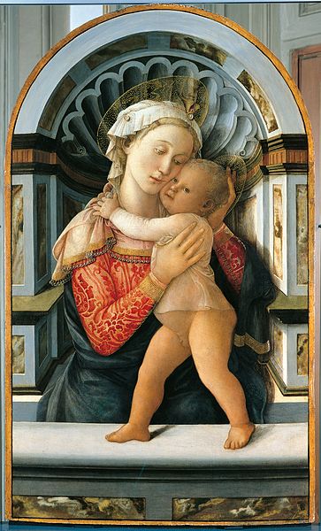 Madonna mit dem Kinde, Filippo Lippi