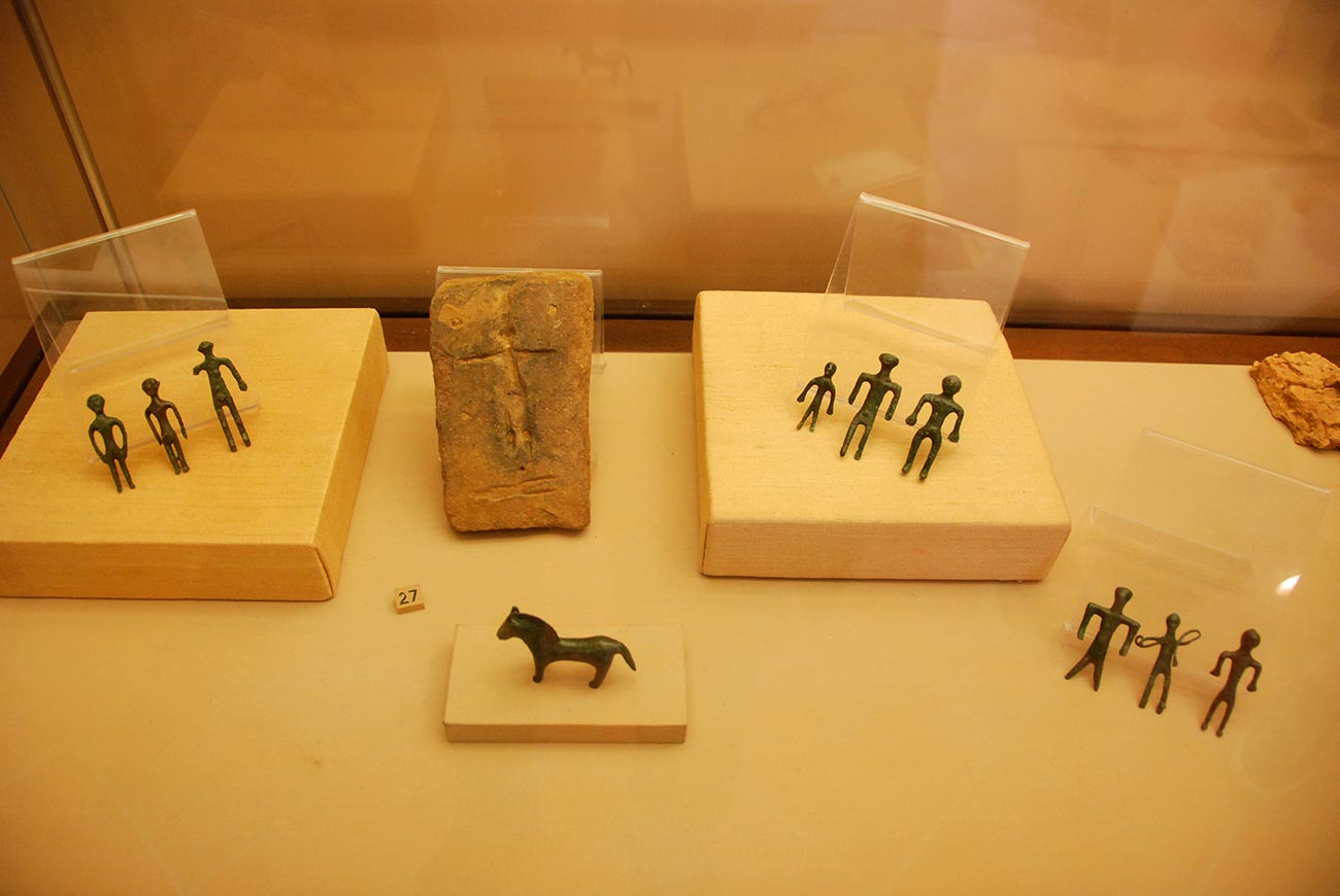 Reperti archeologici al Museo Giuliano Ghelli