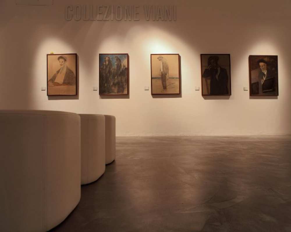 Works by Lorenzo Viani on display at the GAMC