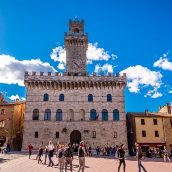 Piazza Grande Montepulciano Siena Toscana