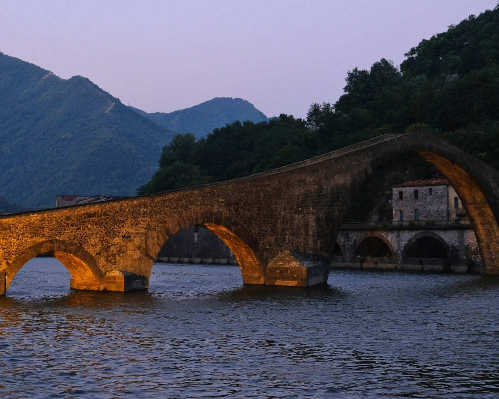 The Devil's Bridge in Borgo a Mozzano