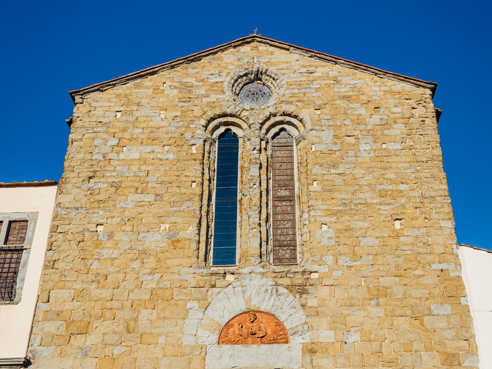Fachada de la Iglesia San Francesco en Castiglion Fiorentino