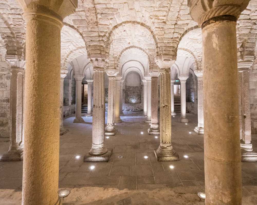 La cripta de Abbadia San Salvatore