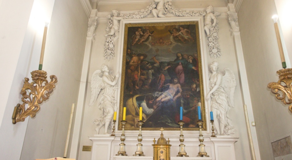 „Gesù inchiodato alla croce“ von Giovanni Antonio Cerretelli.