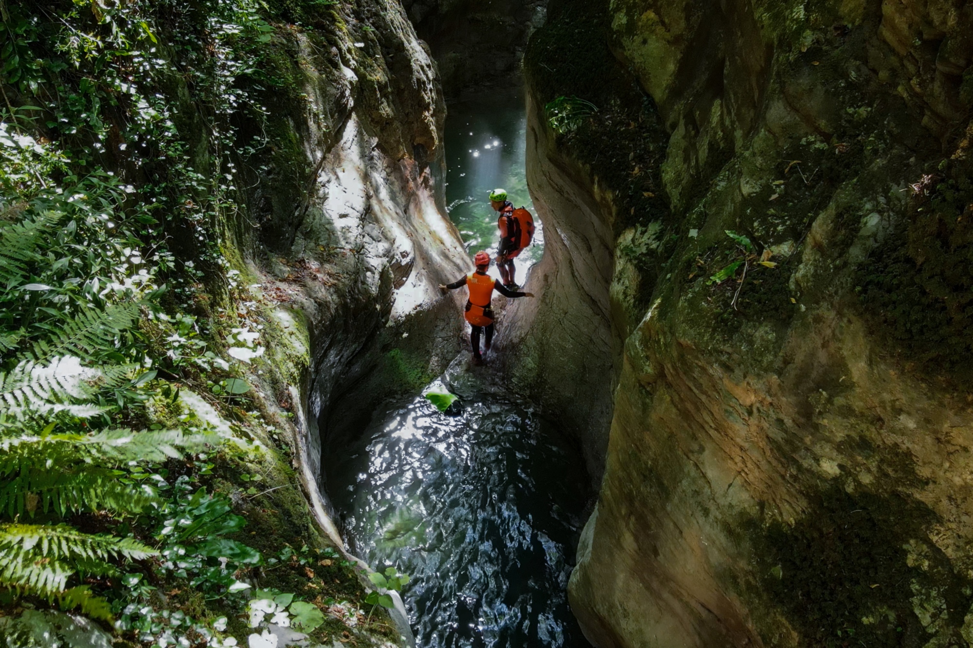 Canyoning dans les gorges du Rio Selvano