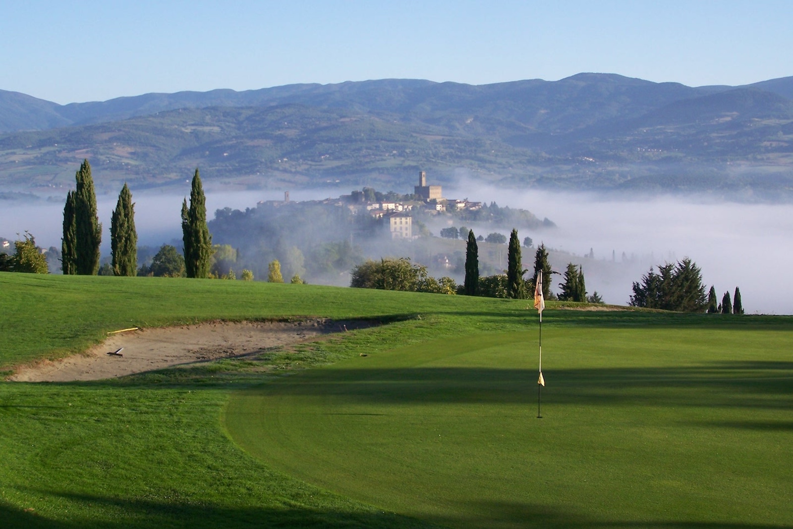 View from Casentino Golf Club