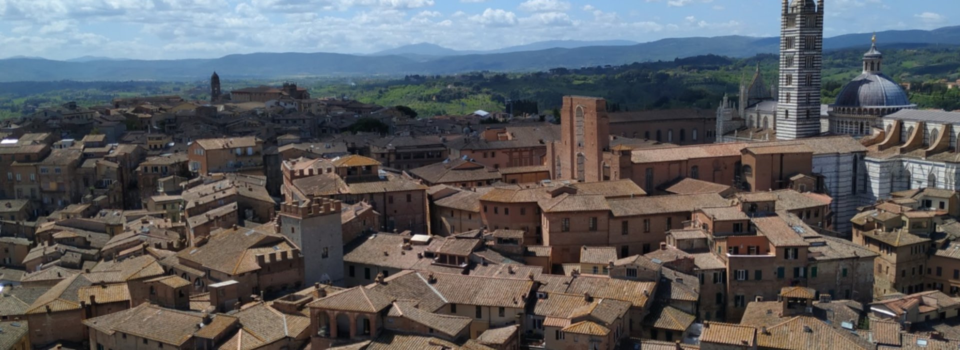 La veduta di Siena dalla Torre del Mangia