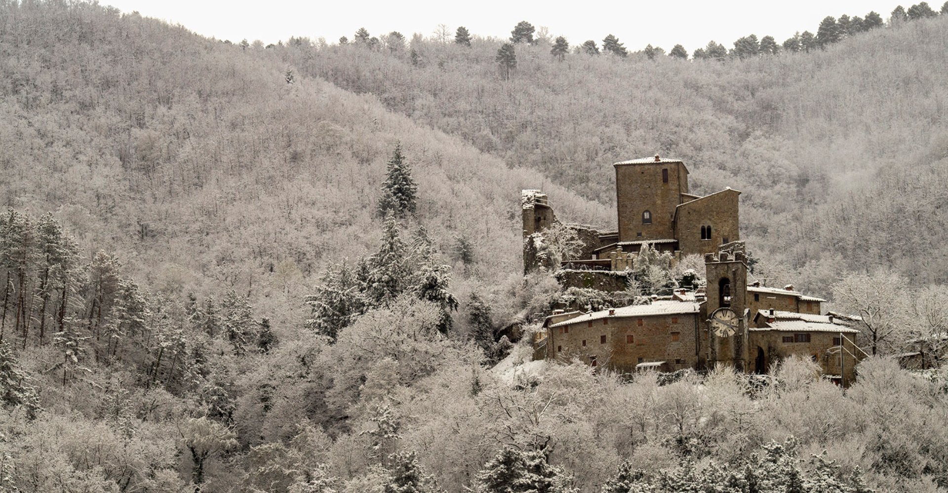 Winter in Castel San Niccolò (Casentino)