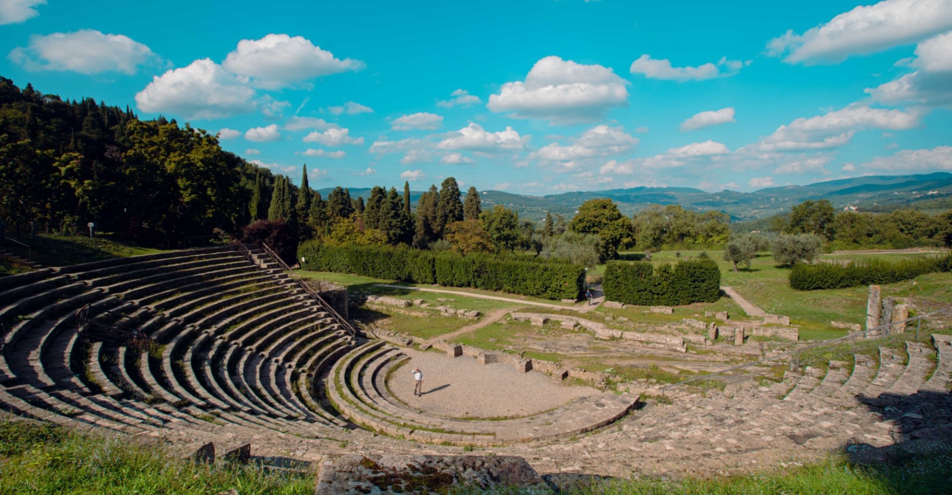 Das Amphitheater von Fiesole