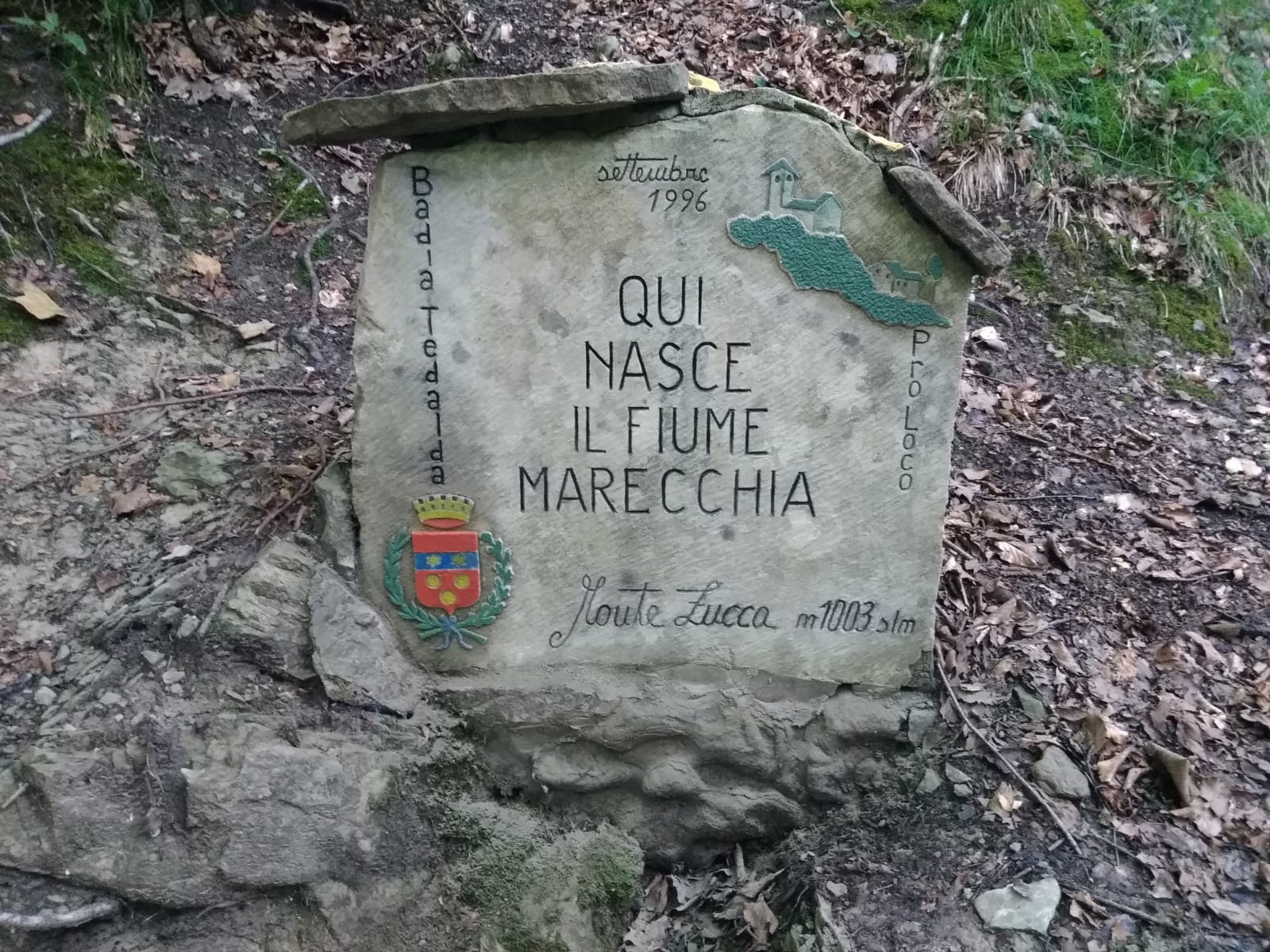 La source du fleuve Marecchia