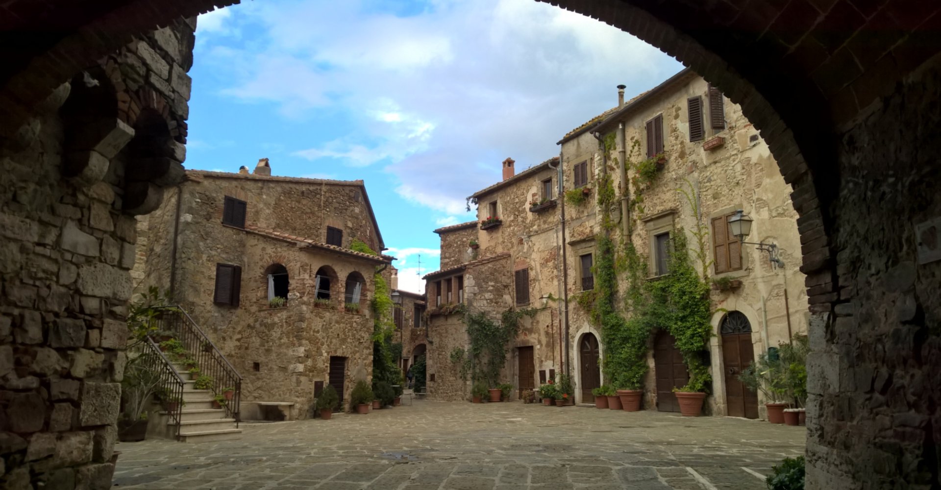 Castle Square in Montemerano