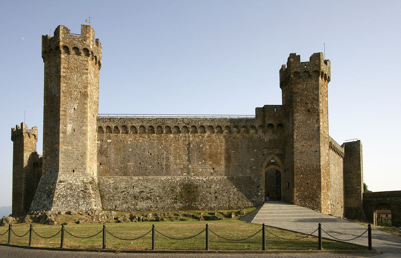 Die Festung von Montalcino