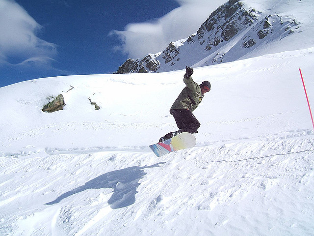 Snowboard à Abetone