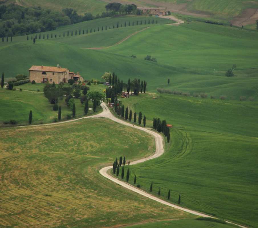 A view from Pienza