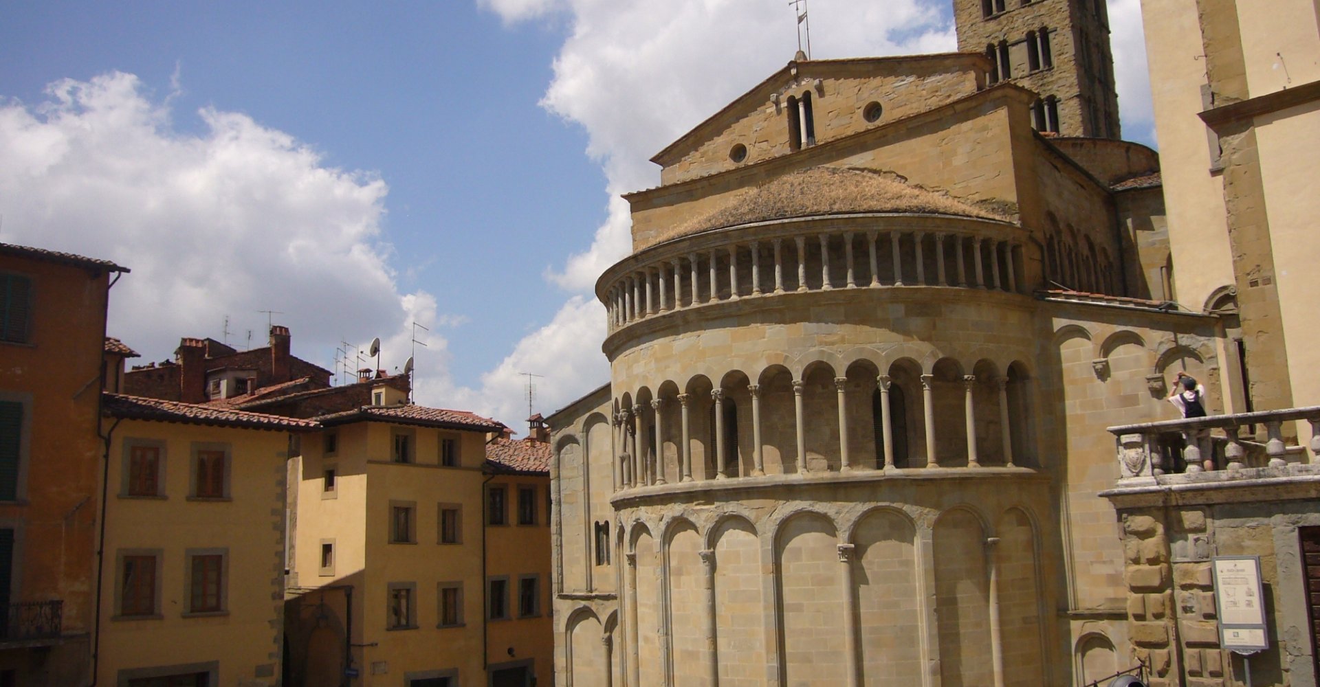 La Iglesia Santa Maria della Pieve en Arezzo