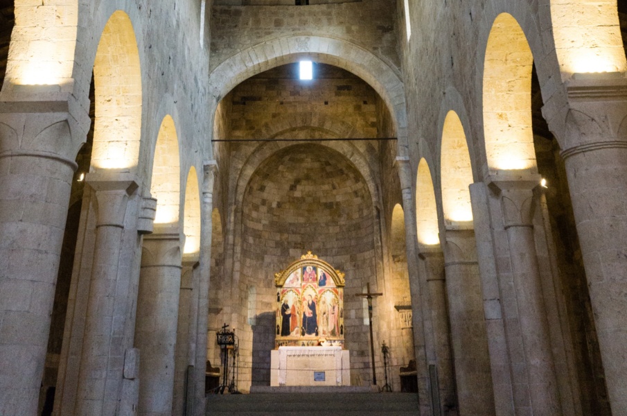 L'intérieur de l'Abbaye
