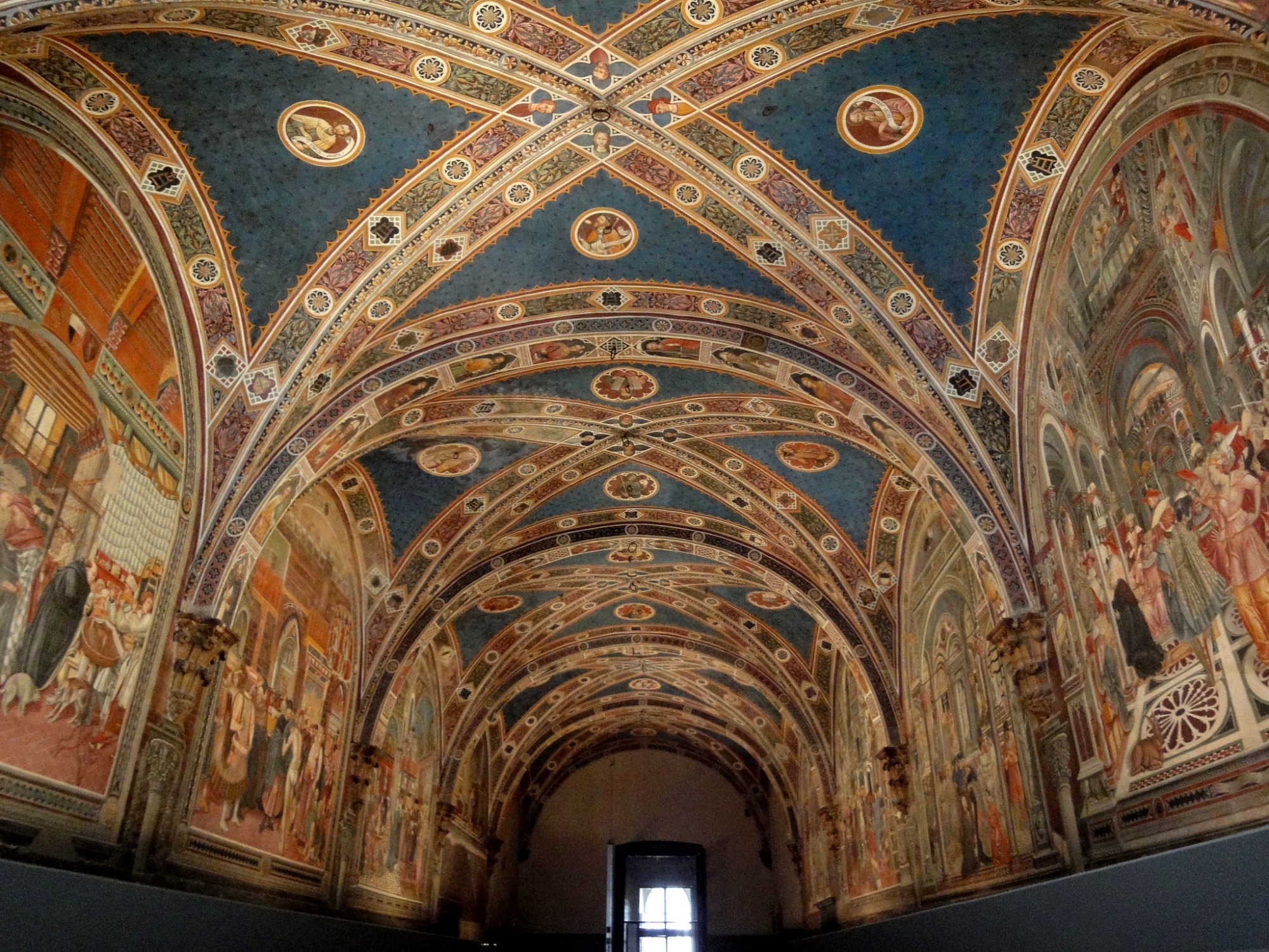 La salle des pèlerins de Santa Maria della Scala à Sienne