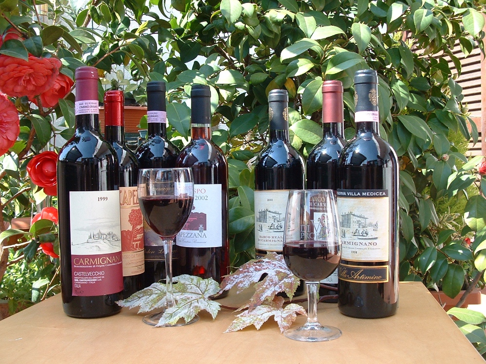Les vins AOC de Carmignano