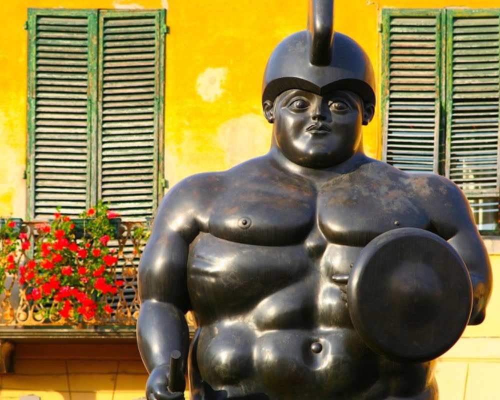 The Warrior by Botero