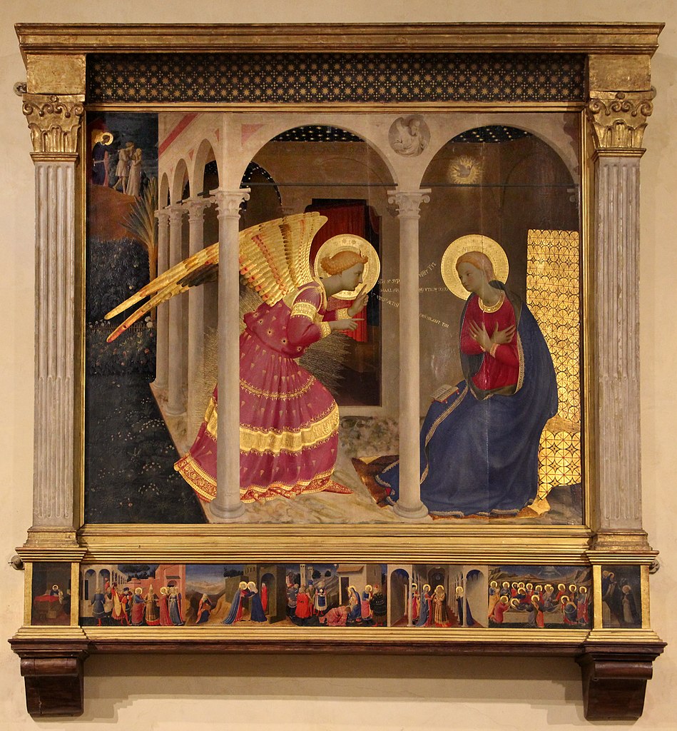 Mariä Verkündigung in Cortona des Beato Angelico