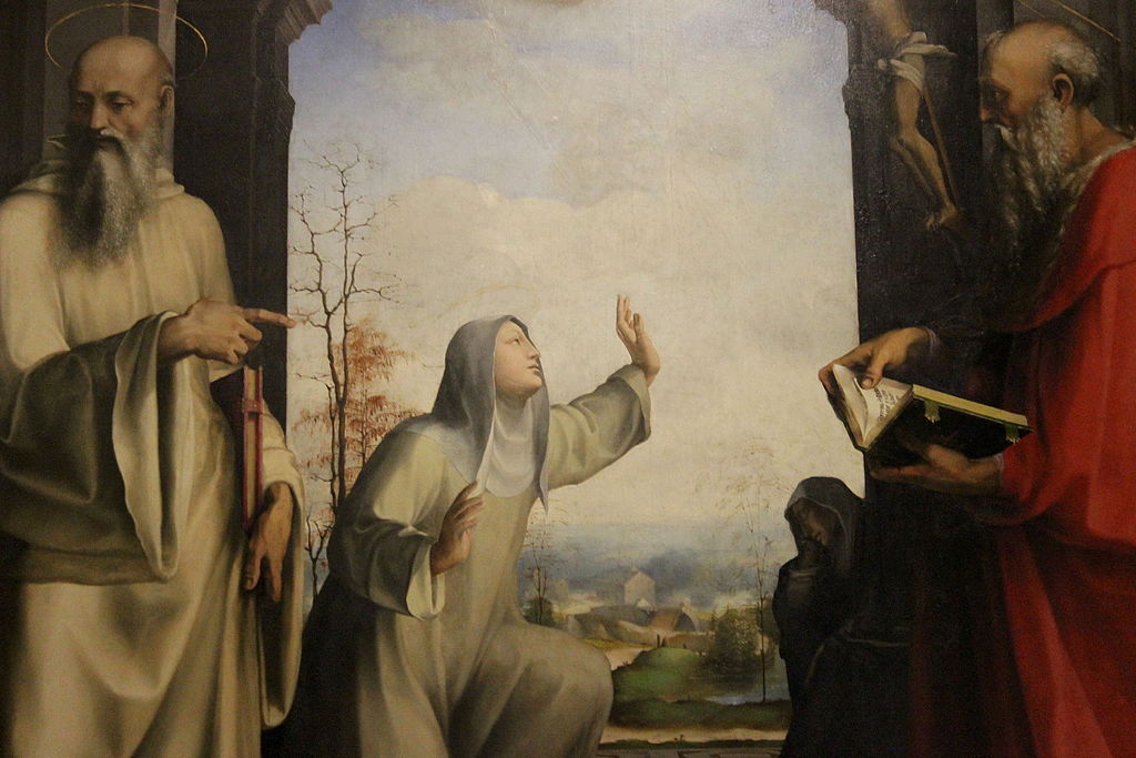 Sainte Catherine de Sienne recevant les stigmates