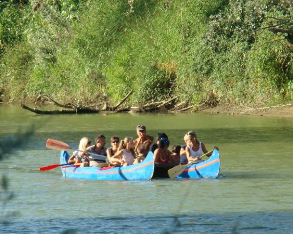 Canoeing in the Maremma
