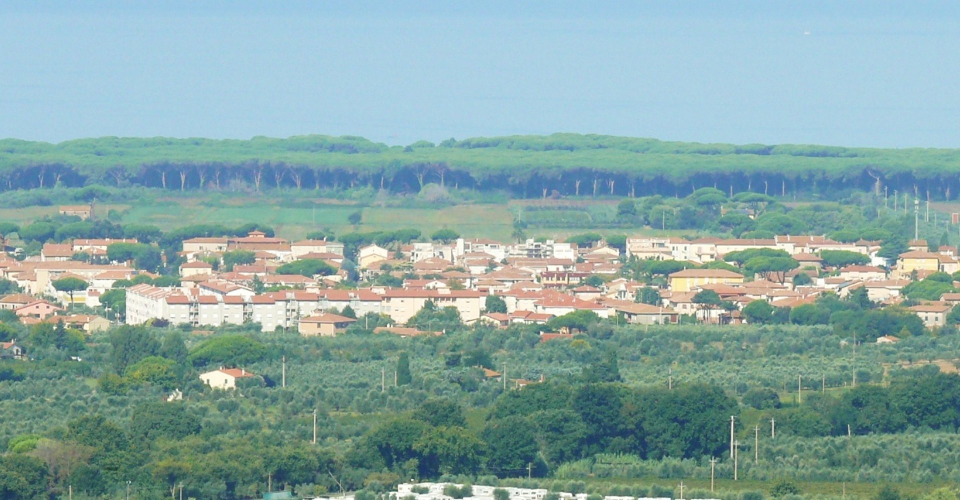 Panorama di Donoratico, Toscana
