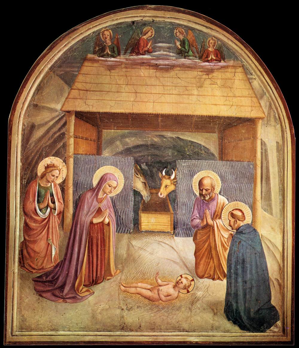 Christi Geburt von Beato Angelico im Museum von San Marco