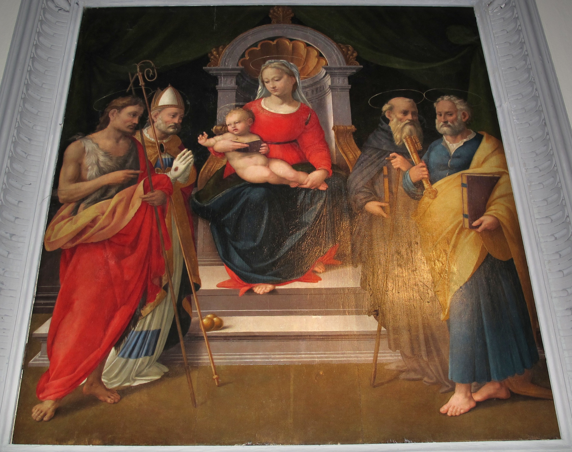 Pala del Granacci, Madonna col bambino