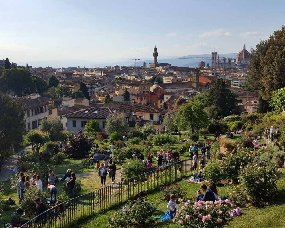 Der Rosengarten in Florenz