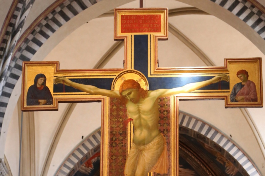 Crucifix dans la Basilique de Santa Maria Novella