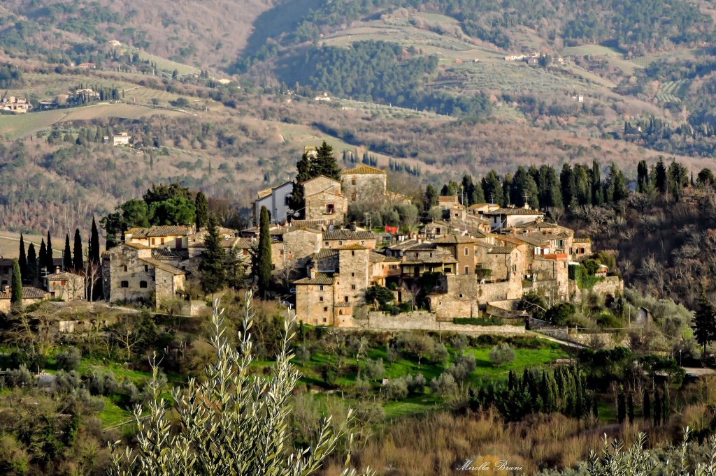 Le village de Montefioralle