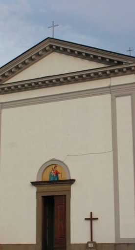Die Kirche Santi Filippo e Giacomo, Ferruccia, Gemeinde Quarrata