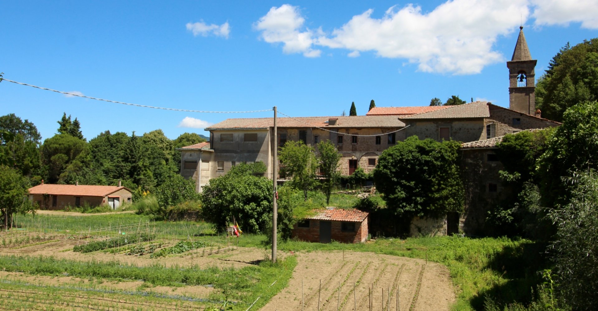 Das Kloster Santissima Trinità alla Selva in der Gemeinde Santa Fiora