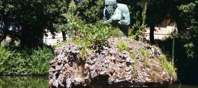 Sculpture in the park at Villa Reale di Castello, Florence