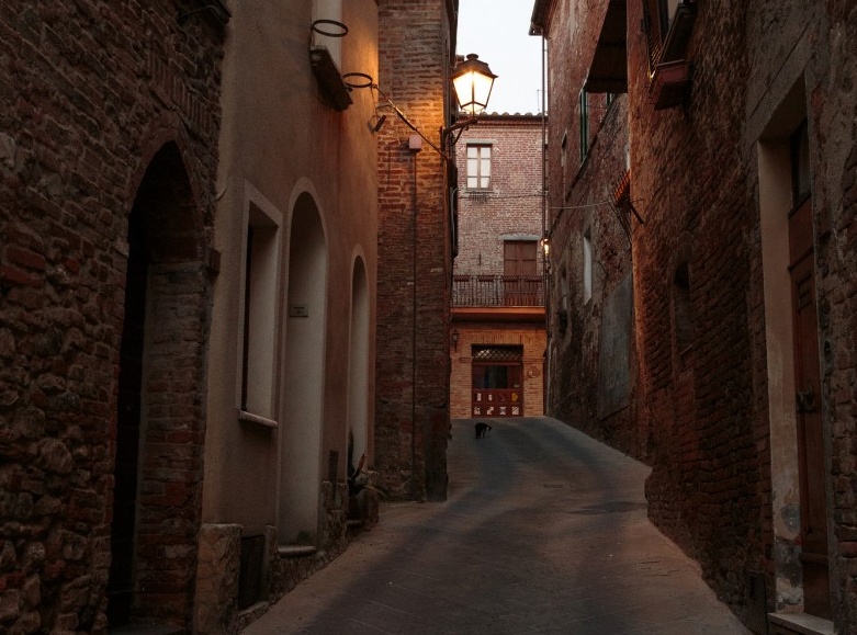 A street of Torrita di Siena