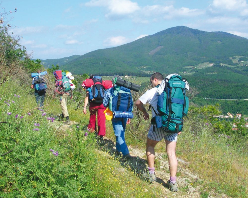 Un itinéraire de randonnée dans les collines de Prato