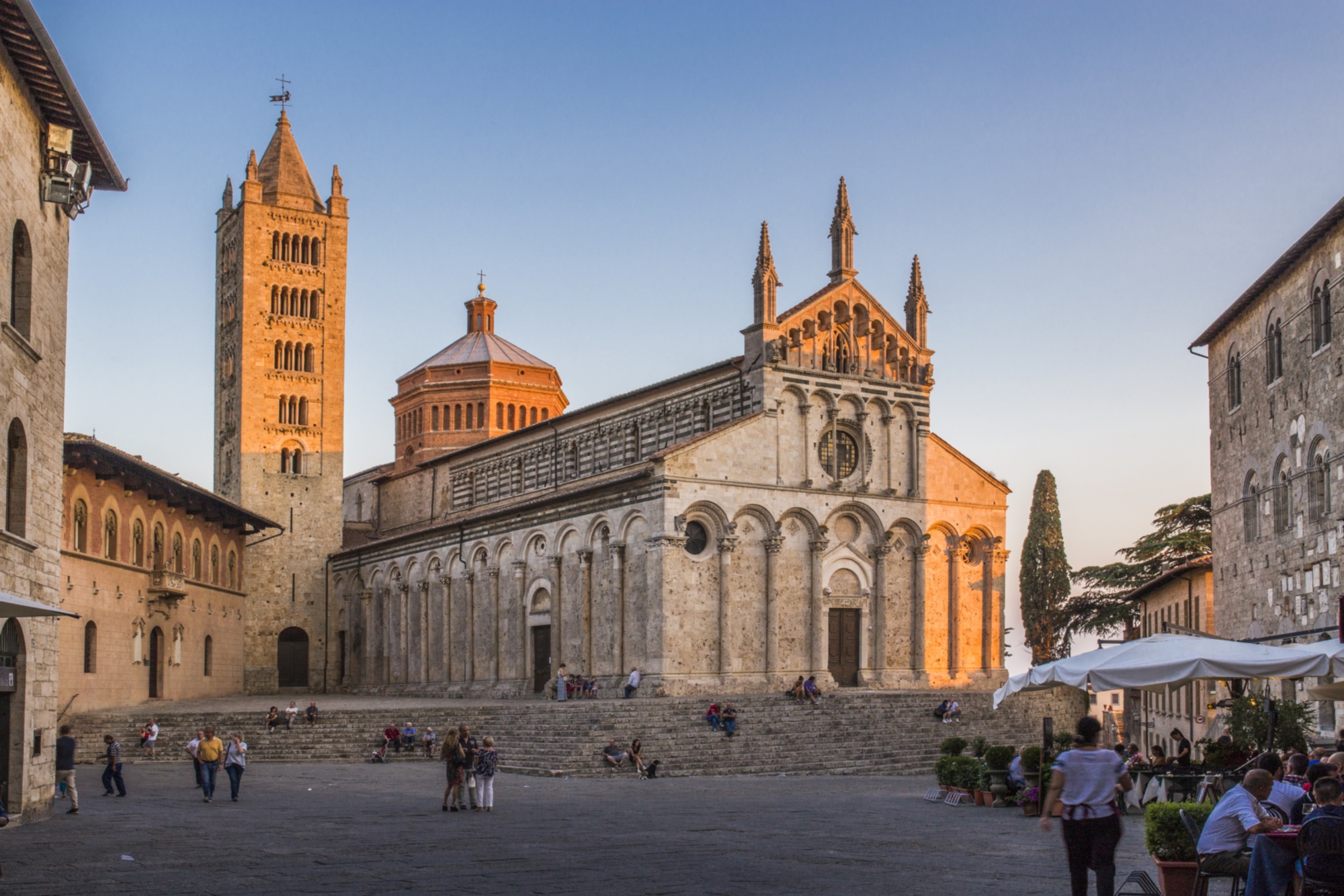La Catedral San Carbone en Massa Marittima en Maremma