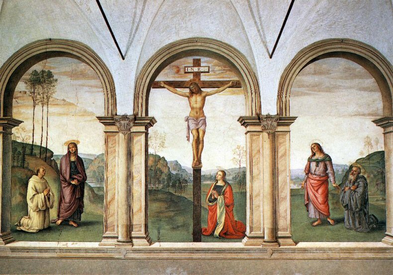 La crocifissione dei Pazzi di Perugino