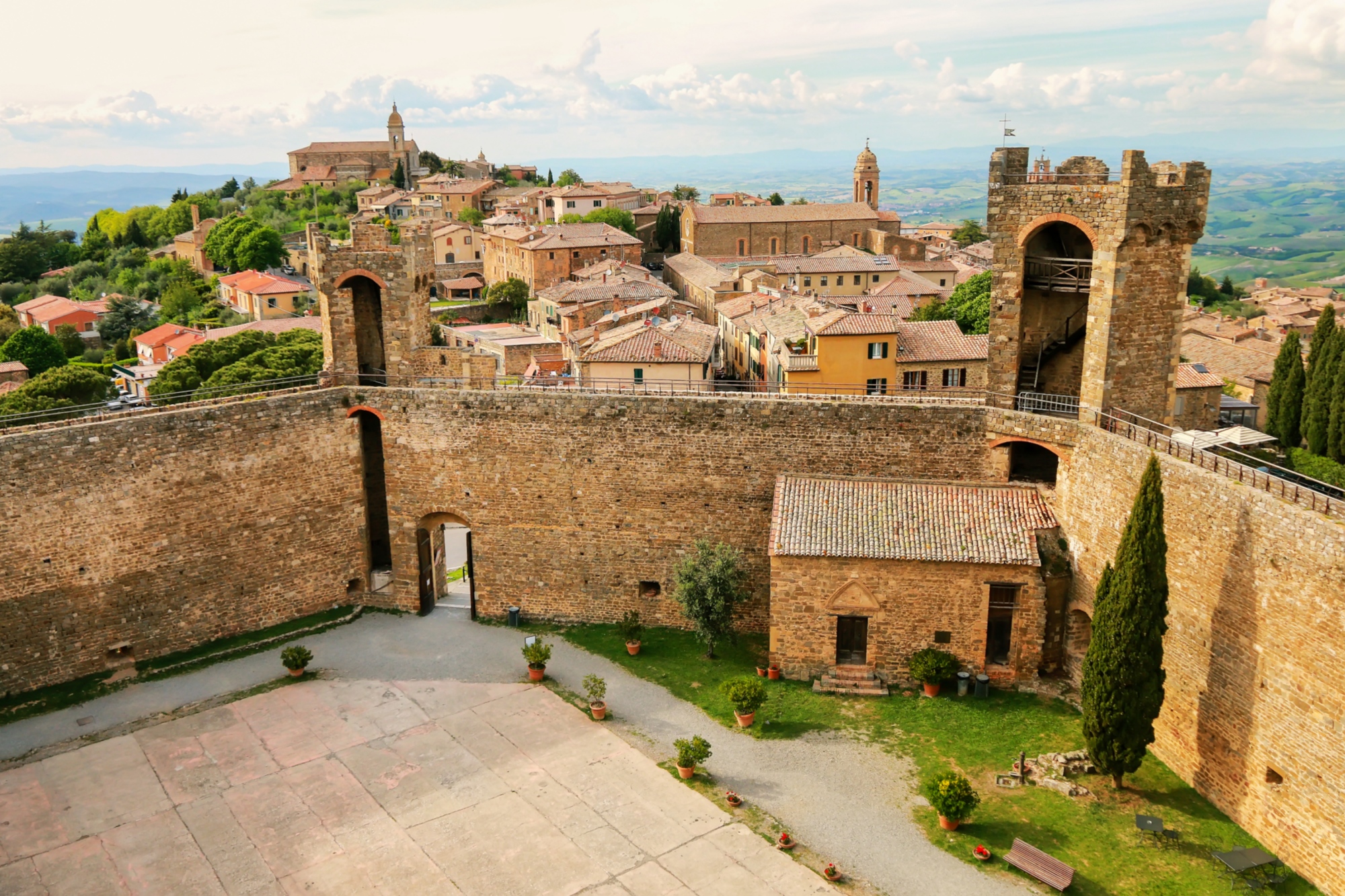 Fortaleza y ciudad de Montalcino