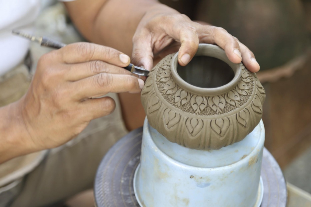 Die Herstellung der Keramik