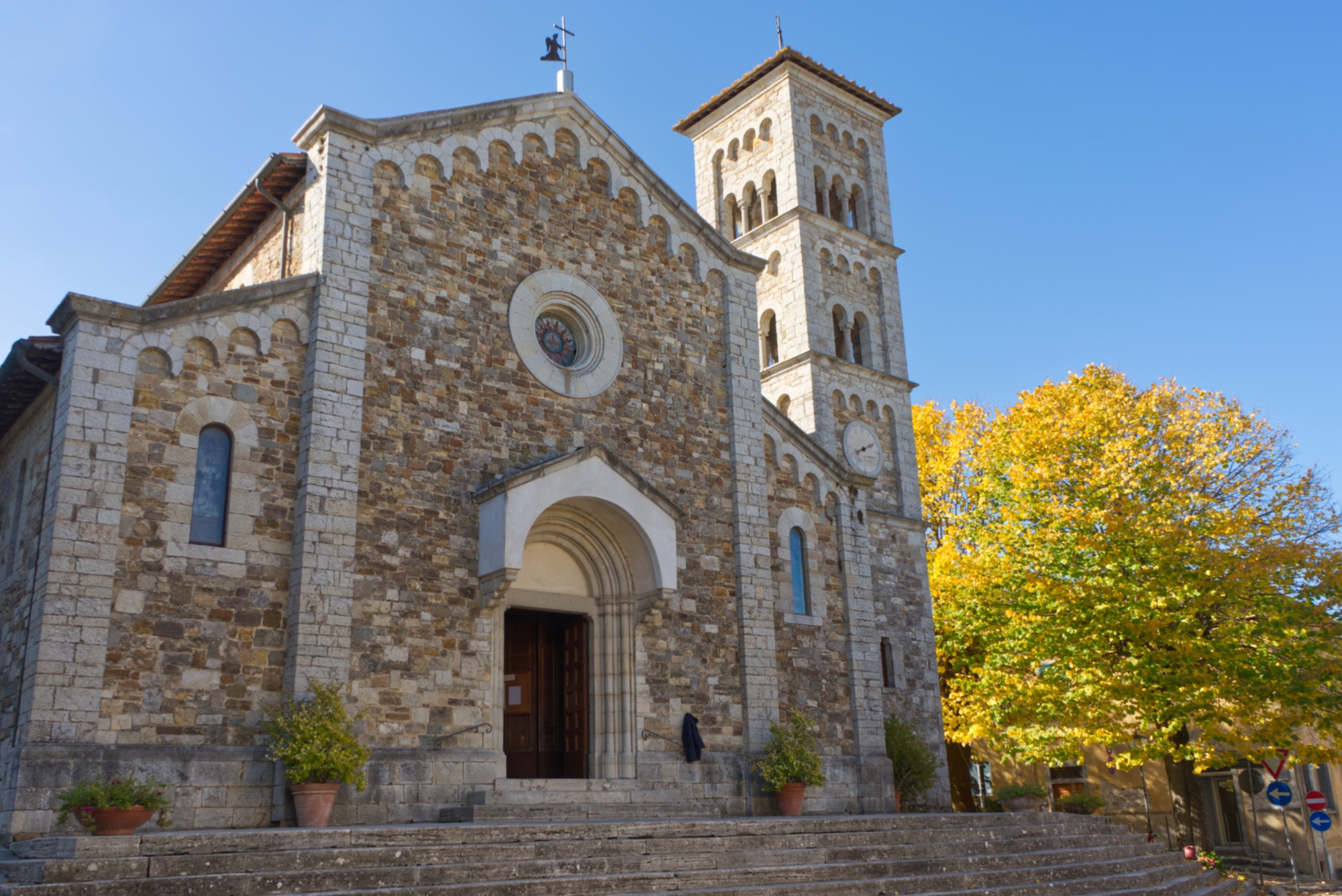 De l’Église de San Salvatore à Castellina in Chianti