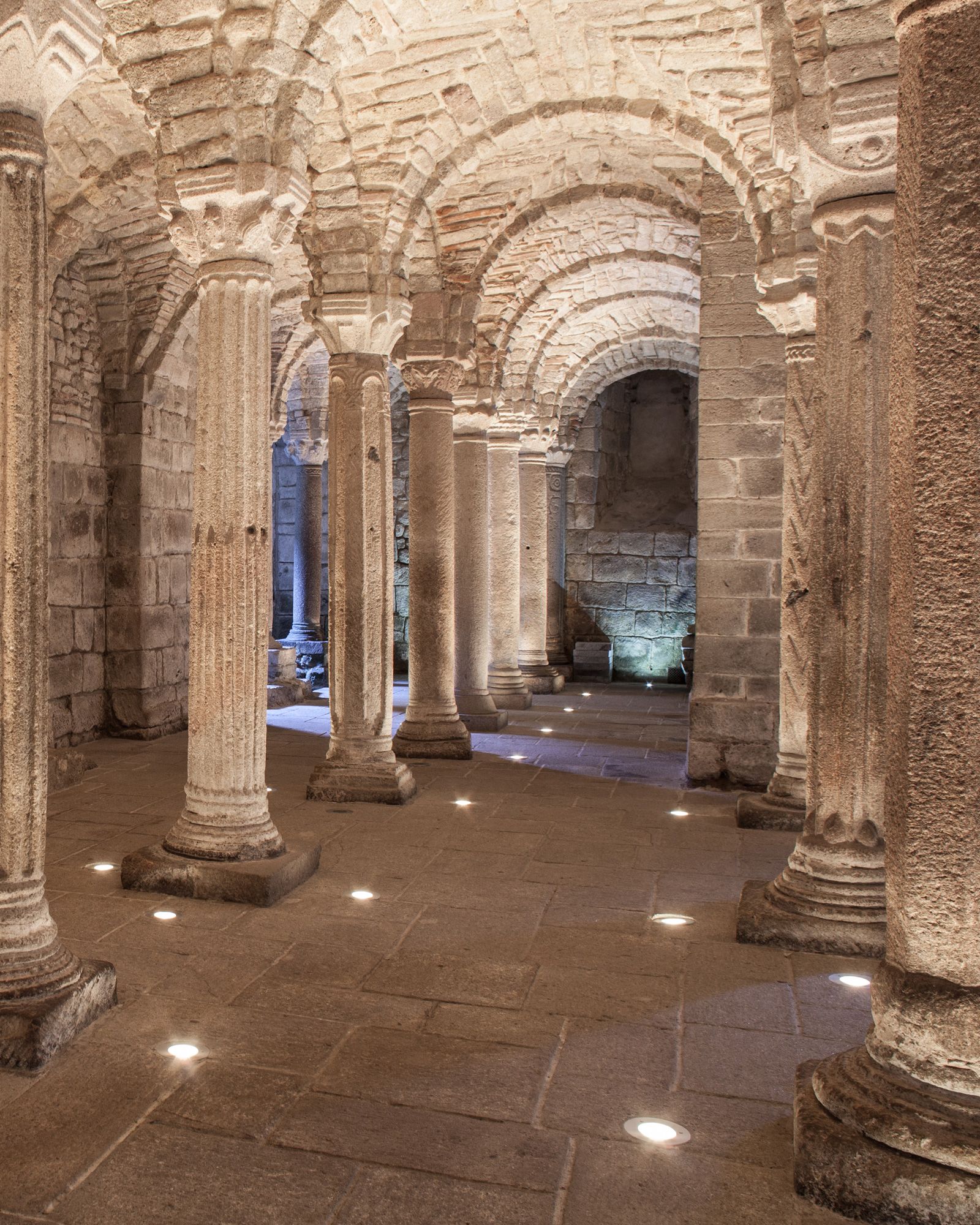 La crypte de l'abbaye