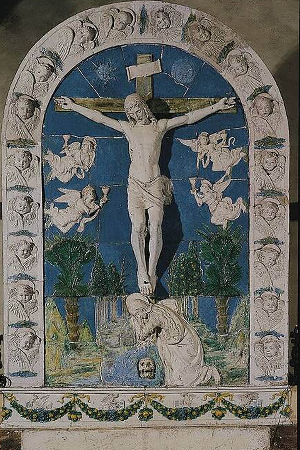 Crucifixion avec Marie-Madeleine, Andrea della Robbia