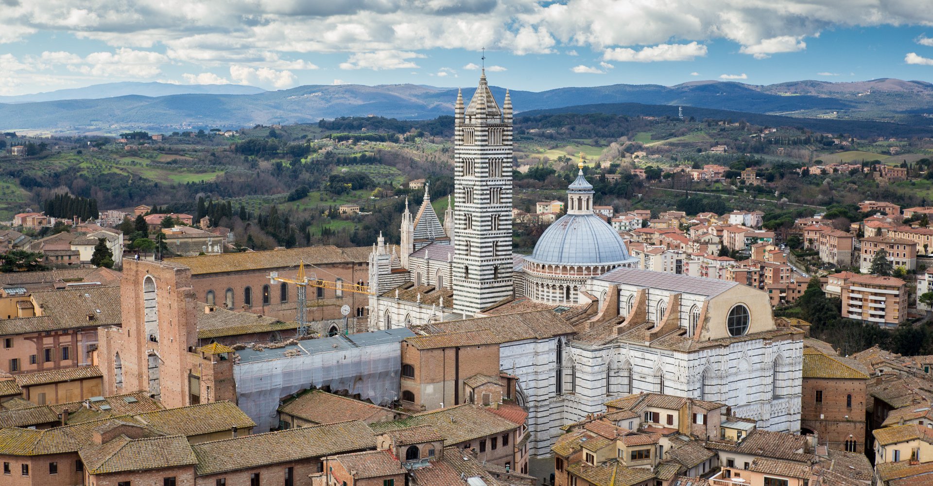 La Catedral de Siena desde la Torre del Mangia
